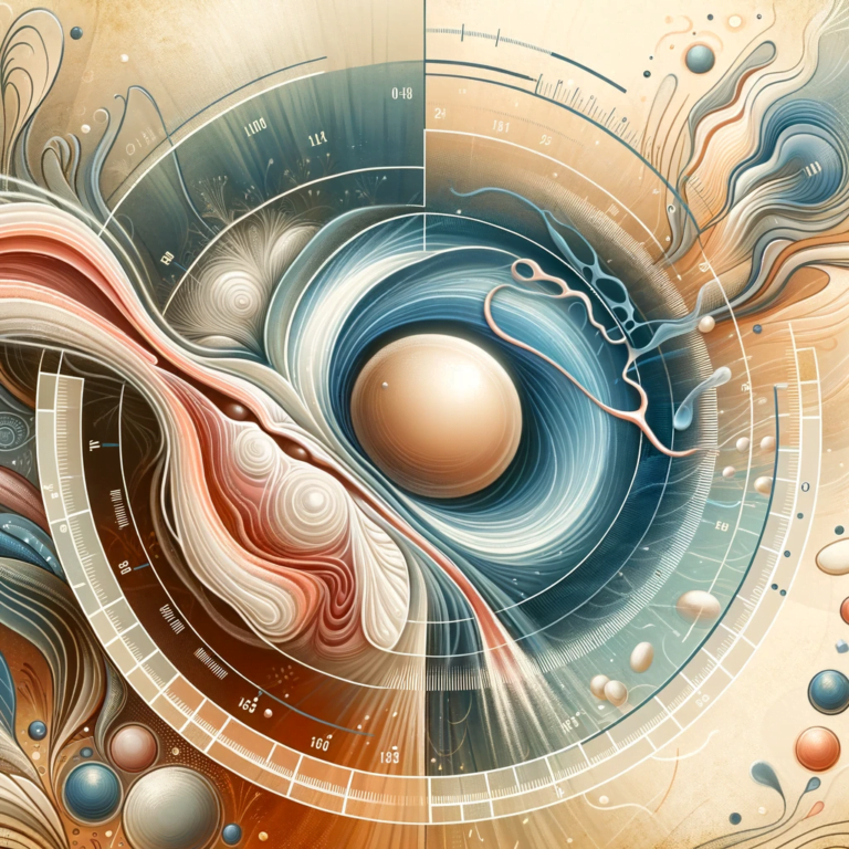 DALL·E 2023-12-31 10.31.28 - An abstract illustration representing the concept of ovulation